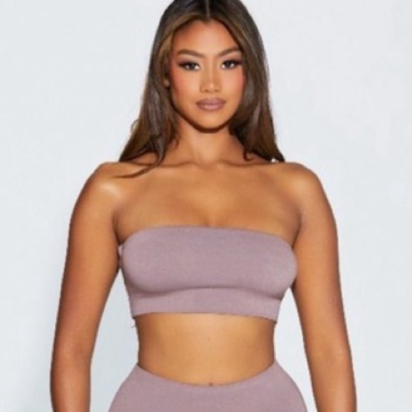 naked wardrobe | Tops | Naked Wardrobe The Nw Meant Tube Yours Crop Top In Toffee | Poshmark